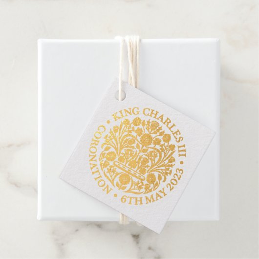 Coronation Emblem King Charles III フェイバータグ (箱)