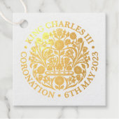 Coronation Emblem King Charles III フェイバータグ (正面)