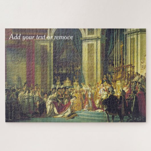 "Coronation of Napoleon", Notre Dame, Paris, 1806, ジグソーパズル (横)