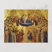 Coronation of the Virgin by Fra Angelico ポストカード (正面)