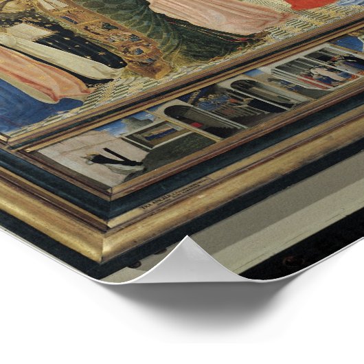 Coronation of the Virgin, c.1430-32 ポスター (角)