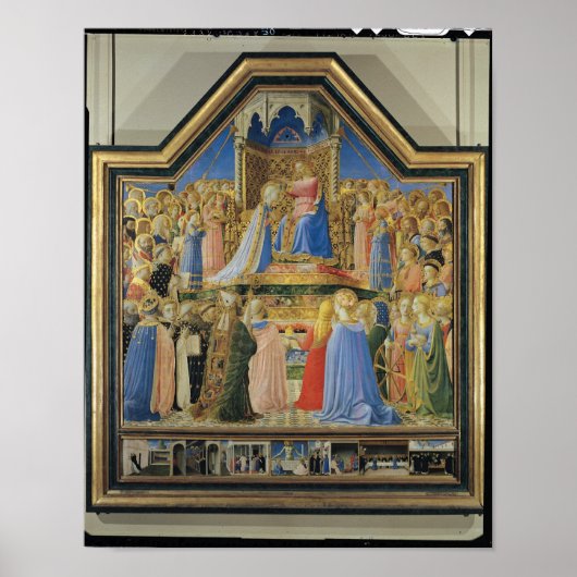 Coronation of the Virgin, c.1430-32 ポスター (正面)