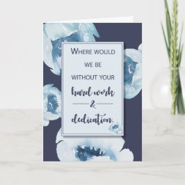 Coronaviruの行政プロフェッショナルの日 カード