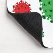 CoronaVirusマウスパッドCovid19パターンデザイン マウスパッド (コーナー)