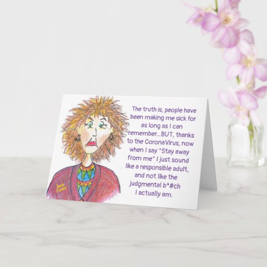 CoronaVirusユーモア カード (蘭)