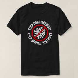 CoronaVirus ストップ Covid19ロゴTシャツ Tシャツ
