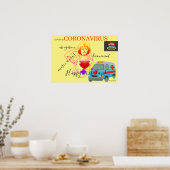 Coronavirus ポスター (キッチン)