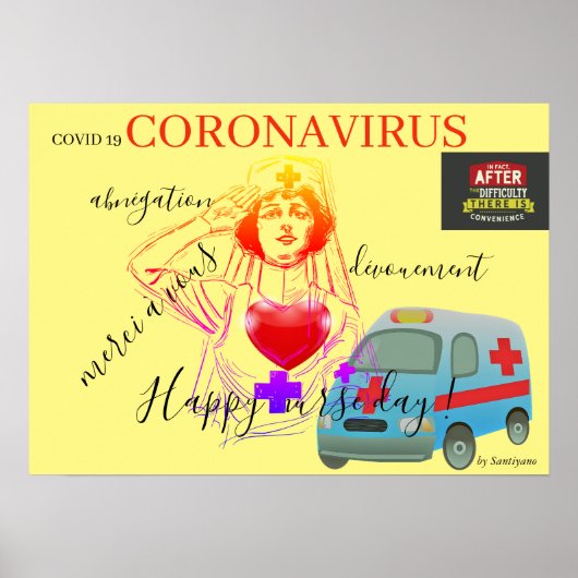 Coronavirus ポスター (正面)