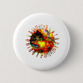 Coronavirus 缶バッジ (正面)