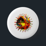 Coronavirus 缶バッジ<br><div class="desc">Although often deadly,  viruses and bacteria often have beautiful structures and appearance and Coronavirus is no exception with its alien like spikes….</div>