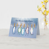 Coronavirus COVID-19、ありがとうございました。 カード (黄色い花)