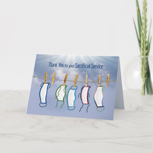 Coronavirus COVID-19、ありがとうございました。 カード (正面)