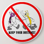 Coronavirus Covid-19 缶バッジ (正面)