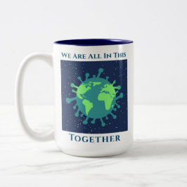 Coronavirus Covid 19 All In This ツートーンマグカップ