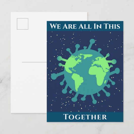 Coronavirus Covid 19 All In This ポストカード (正面/裏面)
