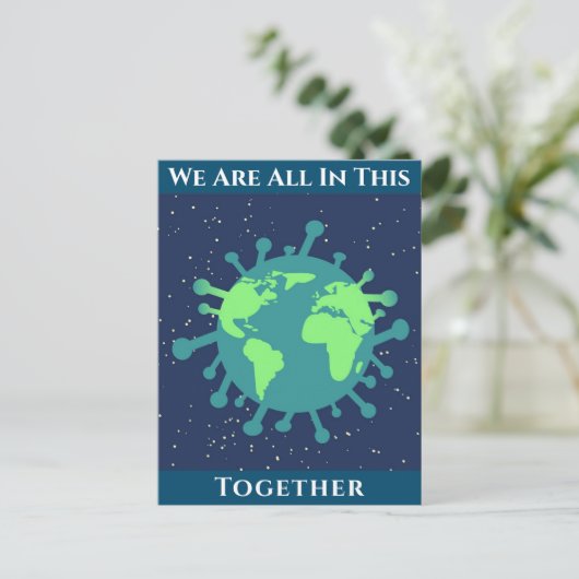 Coronavirus Covid 19 All In This ポストカード (スタンド正面)