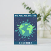 Coronavirus Covid 19 All In This ポストカード (スタンド正面)