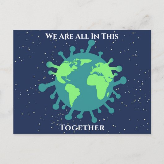 Coronavirus Covid 19 All In This ポストカード (正面)