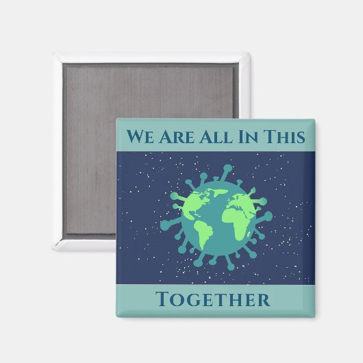 Coronavirus Covid 19 All In This マグネット (正面/裏面)