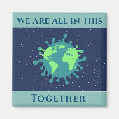 Coronavirus Covid 19 All In This マグネット (正面)