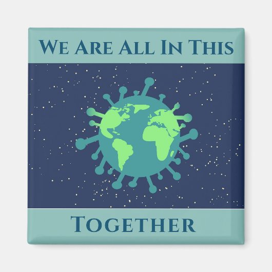 Coronavirus Covid 19 All In This マグネット (正面)