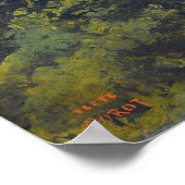 Corot – ホノフルールのグレース・コーストの森 ポスター (角)