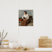 Corot – 憂鬱，女イタリアン性 ポスター (キッチン)