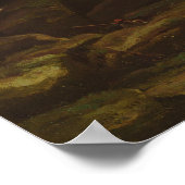 Corot – 湖と船頭の風景 ポスター (角)