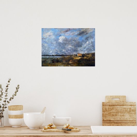 Corot – 突風 ポスター (キッチン)