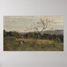 Corot – 農民の女性と風景1861