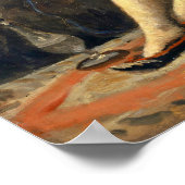 Corot - Chambermaid (Odalisque) 1871 ポスター (角)