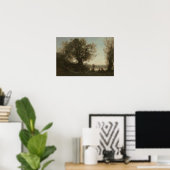 Corot - Orpheusユーリダイスを嘆き悲しむ ポスター (ホームオフィス)