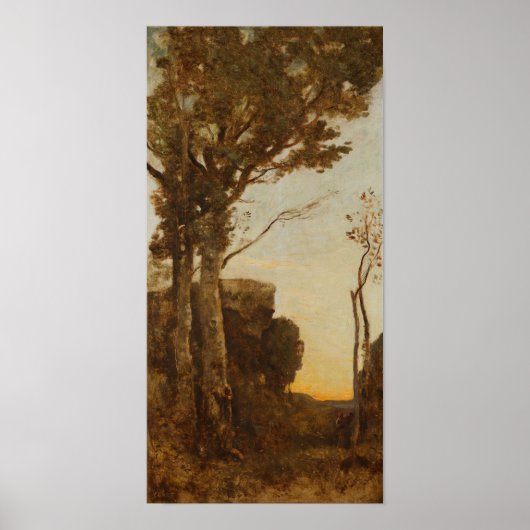 Corot - The Four Times Of Day (Morning) ポスター (正面)