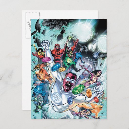 Corpグループとリングや輪 ポストカード (正面/裏面)