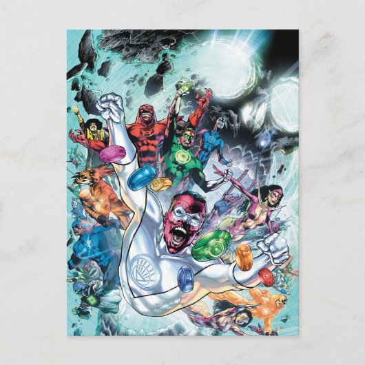 Corpグループとリングや輪 ポストカード (正面)