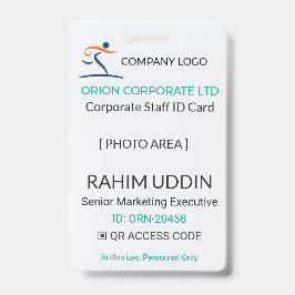 Corporate Badge | Employee Photo – Business ID バッジ