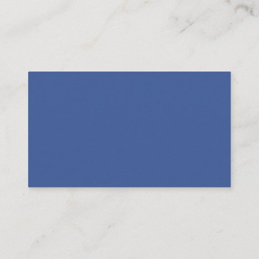 Corporate Blue Custom Business Card 名刺 (裏面)