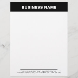 Corporate Branded Professional Promo letterhead レターヘッド