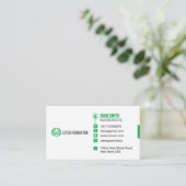 Corporate Business Card Template  名刺 (スタンド正面)