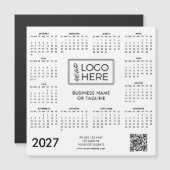 Corporate Business Logo 2027 マグネットカレンダー (正面/裏面)