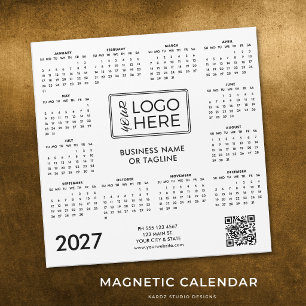 Corporate Business Logo 2027 マグネットカレンダー