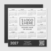 Corporate Business Logo 2027 マグネットカレンダー (正面/裏面)
