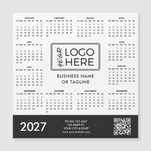 Corporate Business Logo 2027 マグネットカレンダー