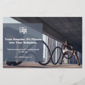 Corporate Clients & Fitness Personal Trainer チラシ (正面)