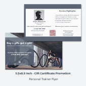 Corporate Fitness Gift Certificate Promotion チラシ
