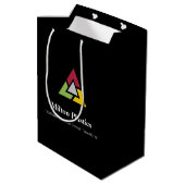 Corporate Gift Bag with Company Logo ミディアムペーパーバッグ (裏面アングル)