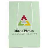 Corporate Gift Bag with Company Logo ミディアムペーパーバッグ (裏面)