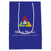 Corporate Gift Bag with Company Logo ミディアムペーパーバッグ (裏面)