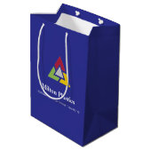 Corporate Gift Bag with Company Logo ミディアムペーパーバッグ (裏面アングル)