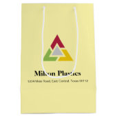Corporate Gift Bag with Company Logo ミディアムペーパーバッグ (裏面)